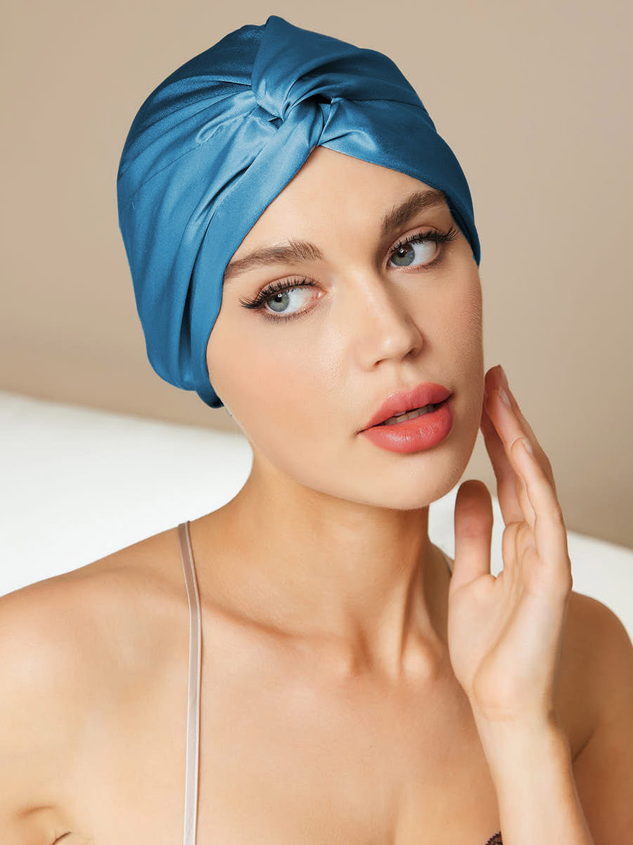 SilkSilky-NL Sleep Cap Koningsblauw 001